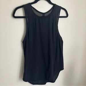 Lululemon Workout Tank Top With Keyhole Back and Mesh